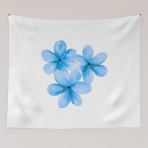 Item preview, Tropical blue flowers designed and sold by 94infatuations.