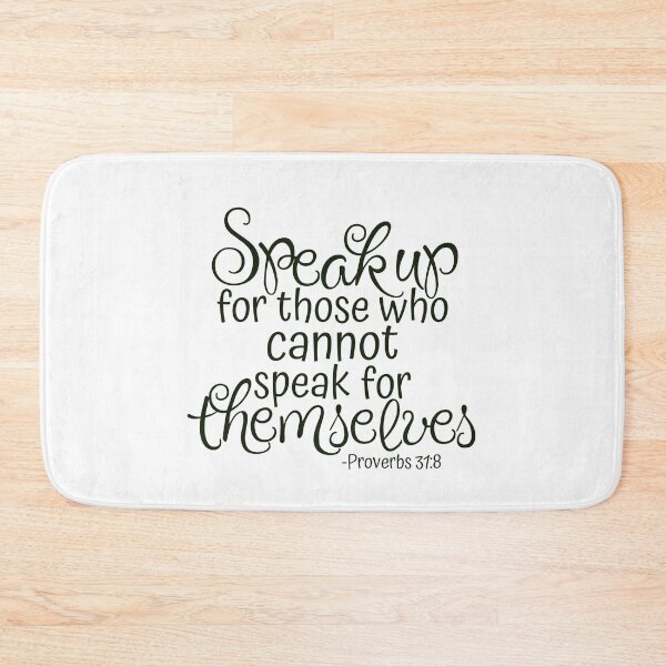 Item preview, Proverbs 31:8 designed and sold by amazingjoy.