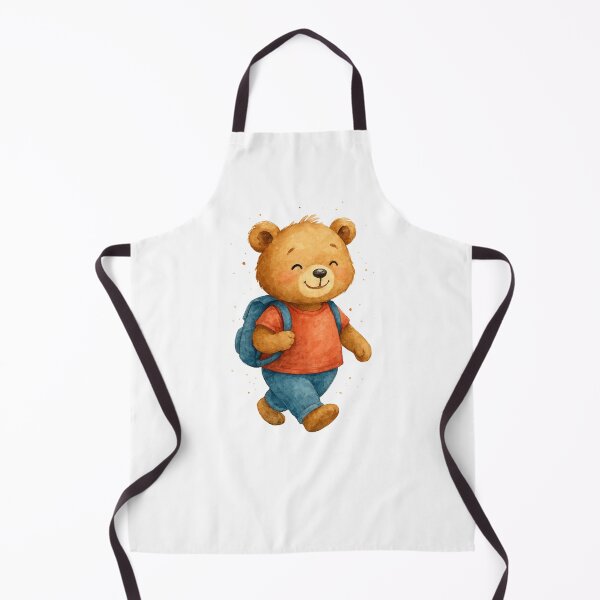 Item preview, Back to School Bear – Cute Bear with Backpack designed and sold by Liv Solara.