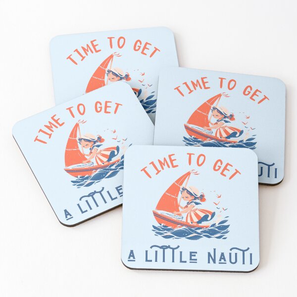 Item preview, Time to Get a Little Nauti – Playful Sailor Girl designed and sold by windwander.