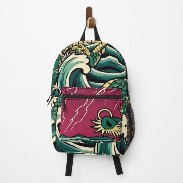 Item preview, Crimson Sky Dragon – Edo Period Woodblock Fantasy designed and sold by Vandy Fullam.