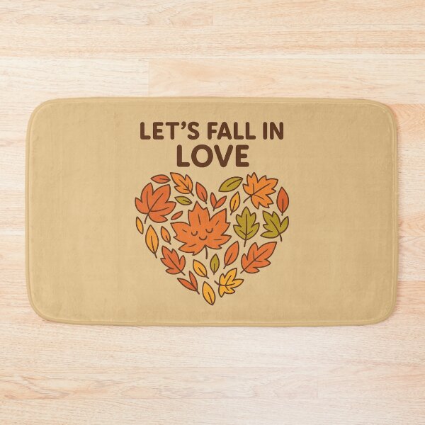 Item preview, Let’s Fall in Love – Heart of Autumn Leaves designed and sold by BloomKind.