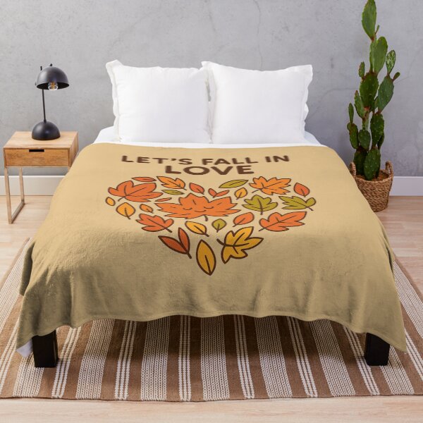 Item preview, Let’s Fall in Love – Heart of Autumn Leaves designed and sold by BloomKind.