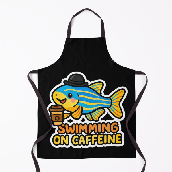 Item preview, Zebrafish - Swimming on Caffeine designed and sold by DamioPolArt.