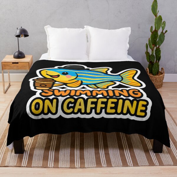 Item preview, Zebrafish - Swimming on Caffeine designed and sold by DamioPolArt.