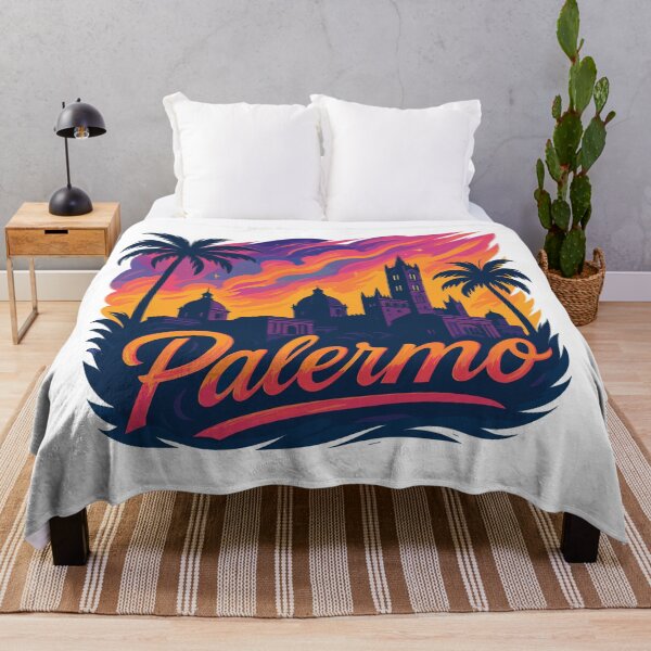 Item preview, Palermo City Italy Sicily Silhouette Gift designed and sold by Pineapple-Tree.