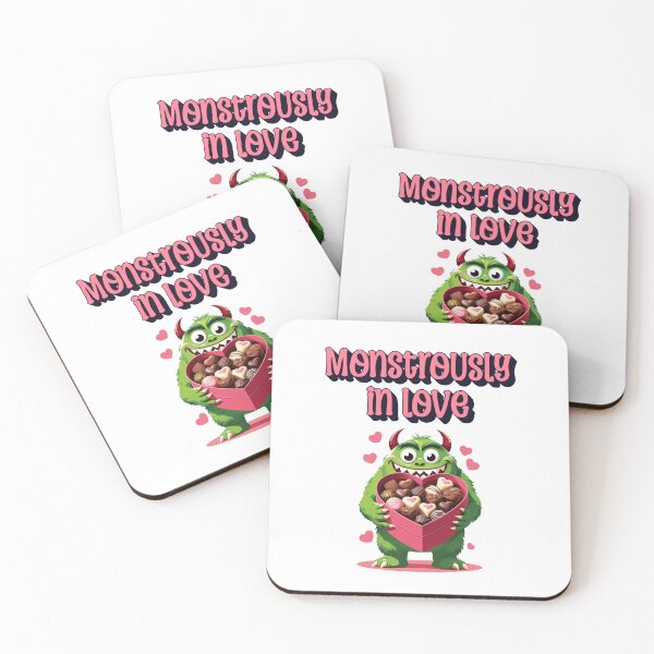 Item preview, Monstrously in Love – Cute Green Monster Valentine’s Day Design designed and sold by The Sticker Cove.