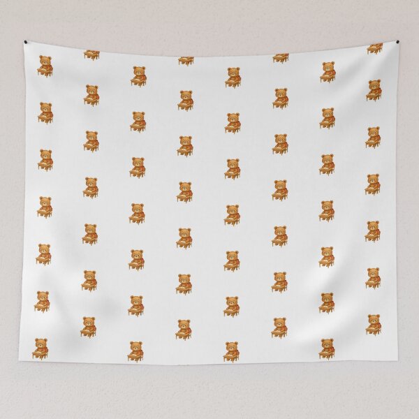Item preview, Back to School Bear – Bear with Glasses at Desk designed and sold by Liv Solara.