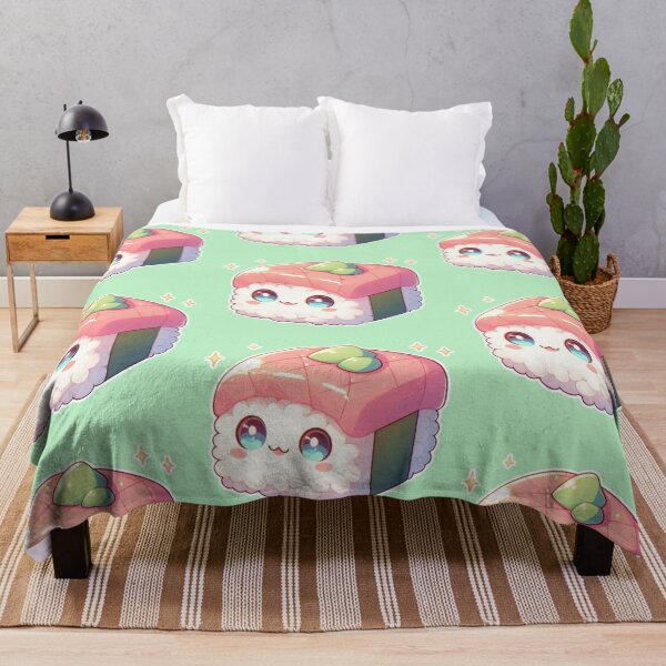 Item preview, Kawaii Sushi Manga Anime – Cute Chibi Japanese Food designed and sold by Sugar Wisdom .