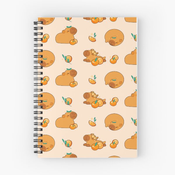 Item preview, Capybara Oranges Aesthetic pattern designed and sold by SilAchan.