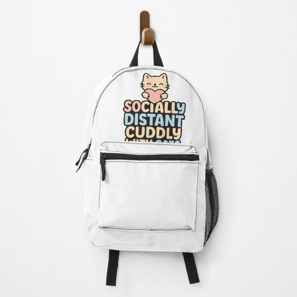 Item preview, Socially Distant, Cuddly with Cats designed and sold by RouniBoutique.