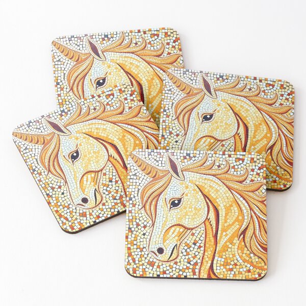 Item preview, Mosaic Unicorn designed and sold by ChanceTwoArt.
