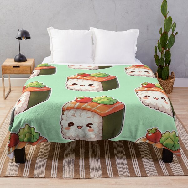 Item preview, Kawaii Sushi Manga Anime – Cute Chibi Japanese Food designed and sold by Sugar Wisdom .