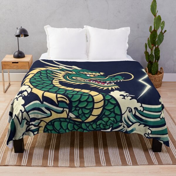 Item preview, Storm Dragon – Retro Edo Style Japanese Myth Art designed and sold by Vandy Fullam.