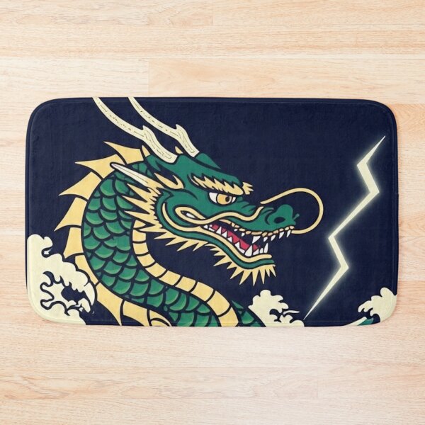 Item preview, Storm Dragon – Retro Edo Style Japanese Myth Art designed and sold by Vandy Fullam.
