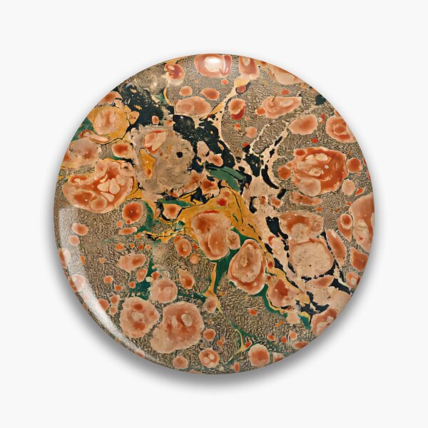 Item preview, Vintage Marbled Decorative Paper: Traditional Bookbinding Endpaper Design designed and sold by PinUpPizzazz.