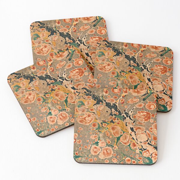 Item preview, Vintage Marbled Decorative Paper: Traditional Bookbinding Endpaper Design designed and sold by PinUpPizzazz.