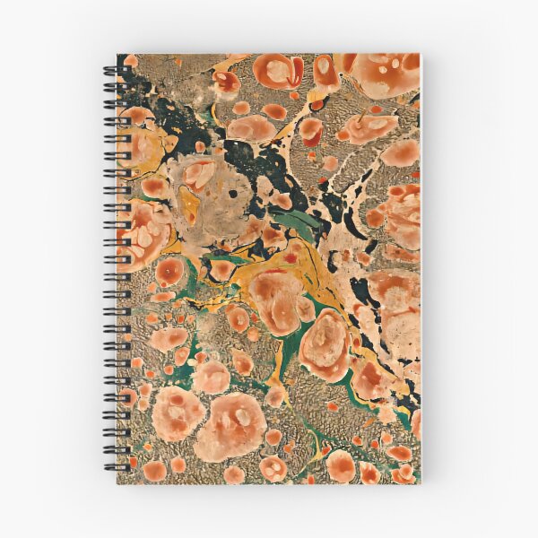 Item preview, Vintage Marbled Decorative Paper: Traditional Bookbinding Endpaper Design designed and sold by PinUpPizzazz.