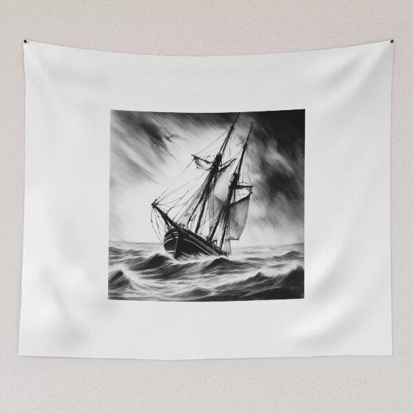 Item preview, Struggling against the storm designed and sold by Island Art Studios.