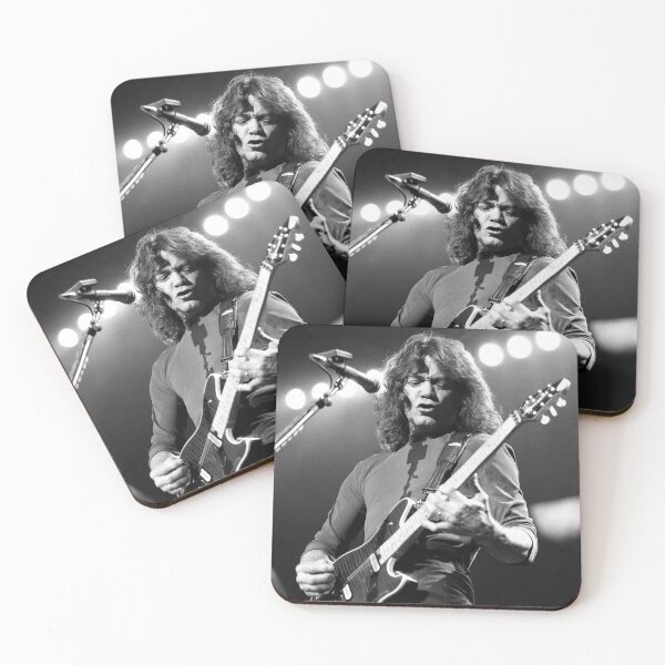 Item preview, Eddie VanHalen - BW Photograph designed and sold by ConcertImages.