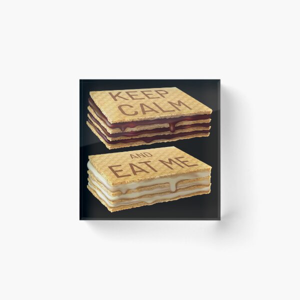 Item preview, Keep Calm and Eat Me - sweet chocolate waffles designed and sold by peter2art.