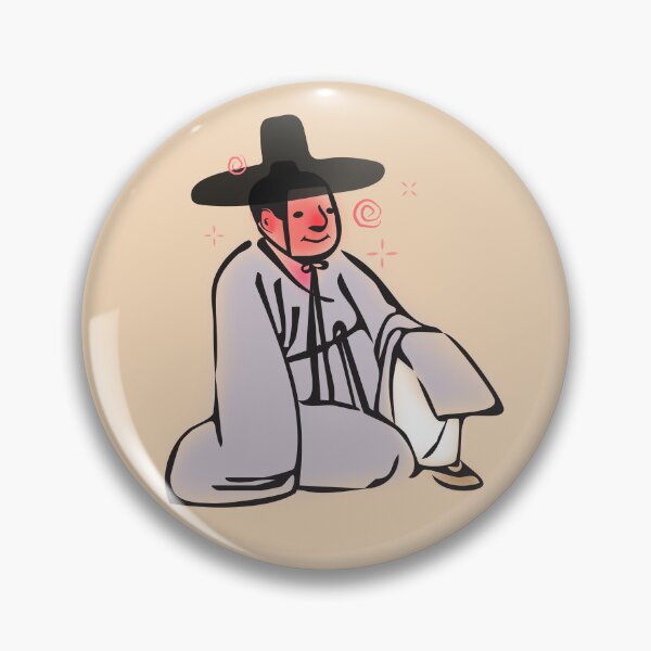 Item preview, A Drunk Korean Scholar – Funny Traditional Illustration designed and sold by Shop_SWANDERS.