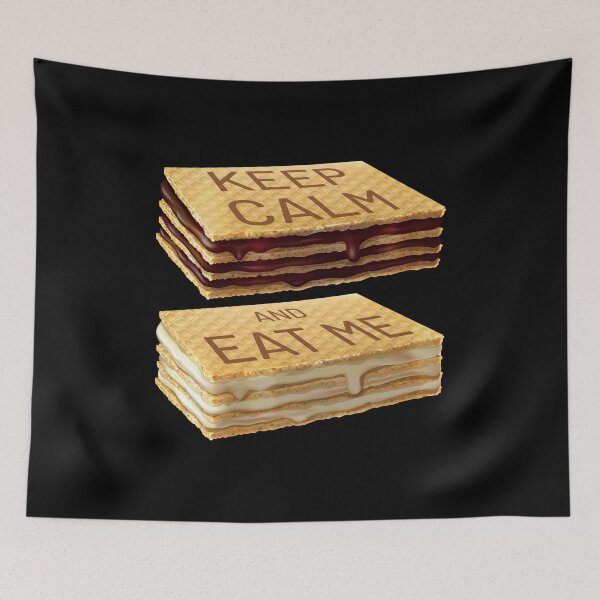 Item preview, Keep Calm and Eat Me - sweet chocolate waffles designed and sold by peter2art.
