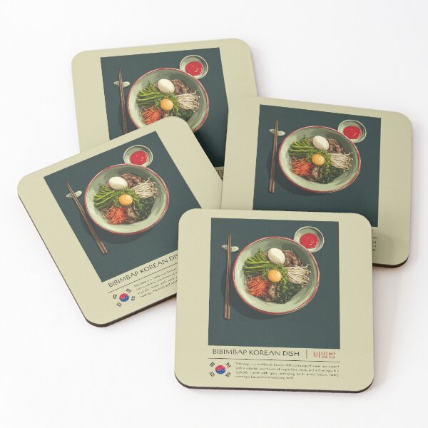 Item preview, Bibimbap Korean Dish designed and sold by StudioRedKoala.