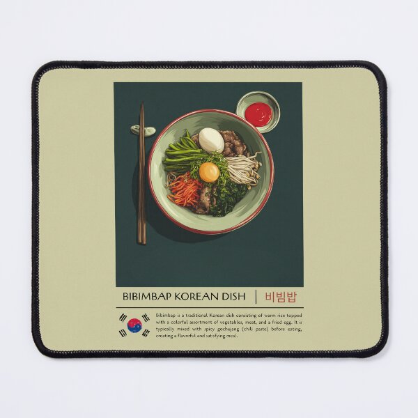 Item preview, Bibimbap Korean Dish designed and sold by StudioRedKoala.