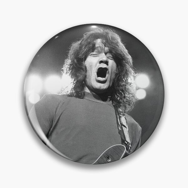 Item preview, Eddie VanHalen - BW Photograph designed and sold by ConcertImages.