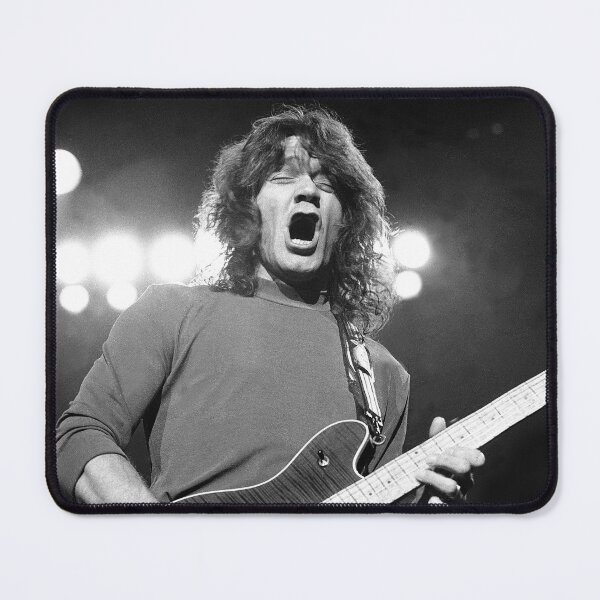 Item preview, Eddie VanHalen - BW Photograph designed and sold by ConcertImages.