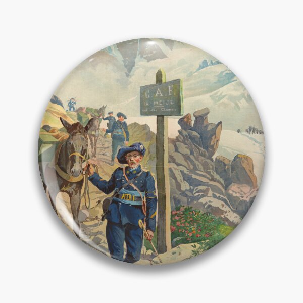 Item preview, Vintage Pelvoux Travel Poster | French Alps Art | Early 20th Century Adventure | Alpine Exploration | Romantic Mountain Landscape designed and sold by artofuniverse.