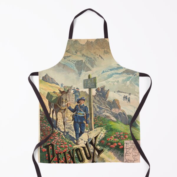 Item preview, Vintage Pelvoux Travel Poster | French Alps Art | Early 20th Century Adventure | Alpine Exploration | Romantic Mountain Landscape designed and sold by artofuniverse.