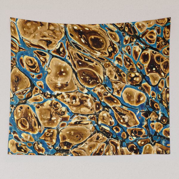 Item preview, Vintage Marbled Decorative Paper: Traditional Bookbinding Endpaper Design designed and sold by PinUpPizzazz.