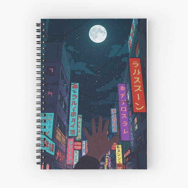 Item preview, Cyberpunk Moon Reach POV – Futuristic City Night Scene in Multiple Art Styles designed and sold by WallaceSilvaART.