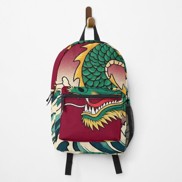 Item preview, Emerald Gold Dragon – Traditional Ukiyo-e Woodblock Design designed and sold by Vandy Fullam.