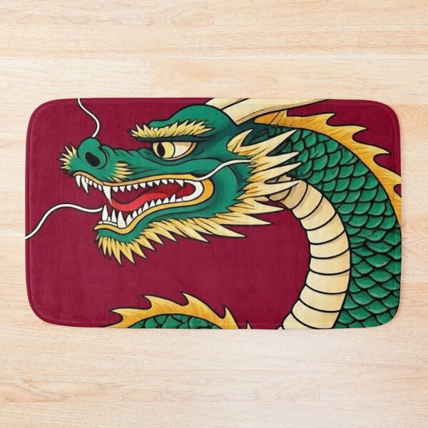 Item preview, Emerald Gold Dragon – Traditional Ukiyo-e Woodblock Design designed and sold by Vandy Fullam.