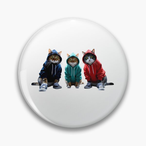 Item preview, THREE SCRUFFY, STREETWISE ALLEY CATS designed and sold by KISHNAY-FASHION.