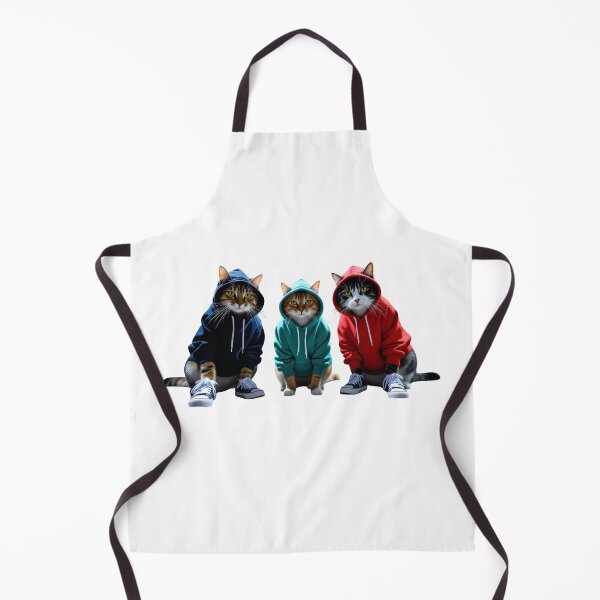 Item preview, THREE SCRUFFY, STREETWISE ALLEY CATS designed and sold by KISHNAY-FASHION.