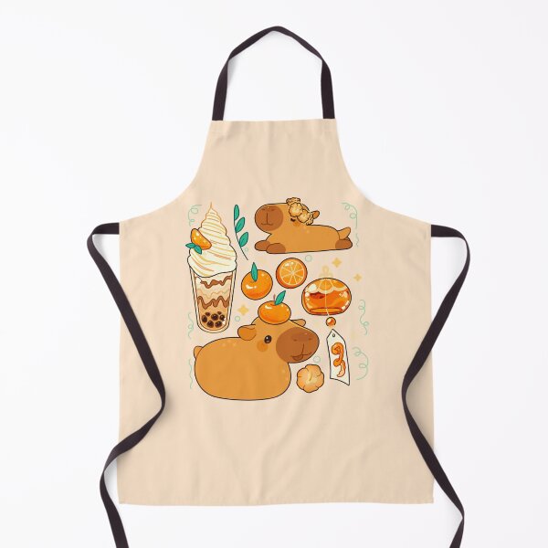 Item preview, Oranges and capybaras in the fall designed and sold by SilAchan.