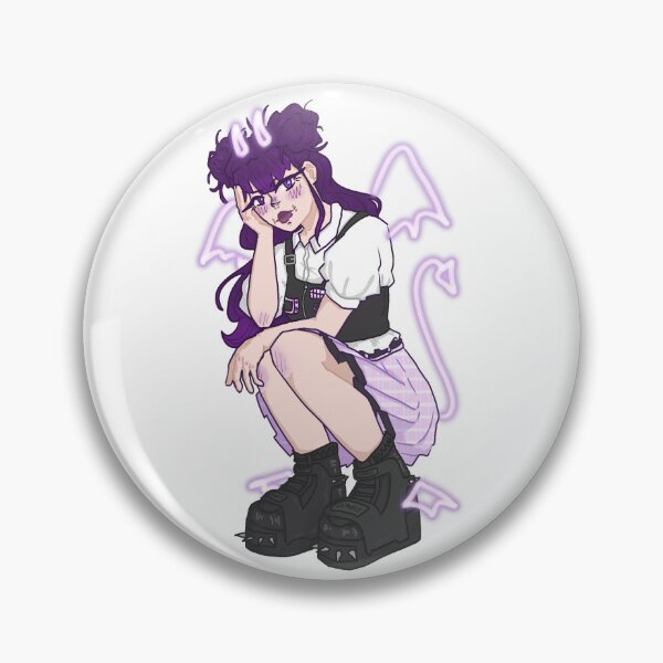 Item preview, Purple Demon Girl designed and sold by SylverTheArtist.