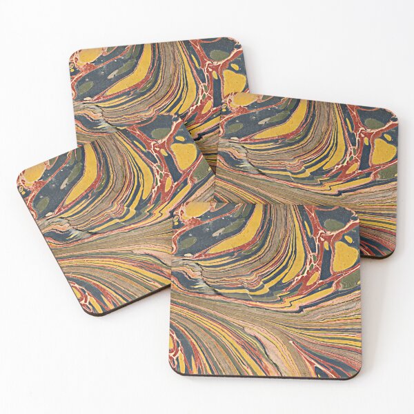 Item preview, Vintage Marbled Decorative Paper: Traditional Bookbinding Endpaper Design designed and sold by PinUpPizzazz.