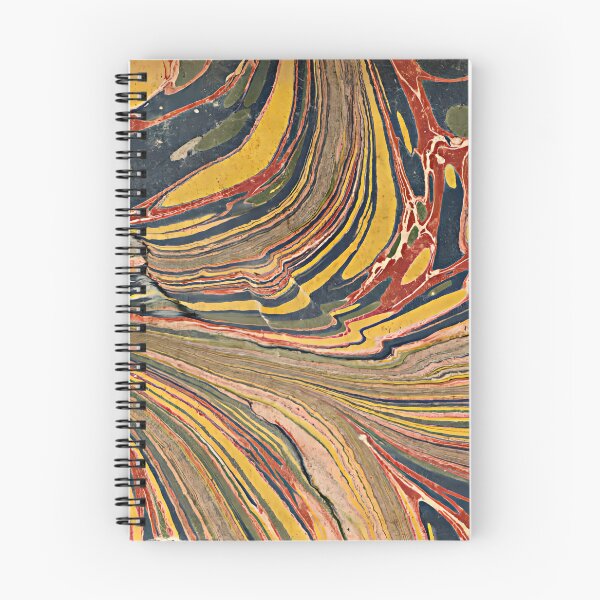 Item preview, Vintage Marbled Decorative Paper: Traditional Bookbinding Endpaper Design designed and sold by PinUpPizzazz.
