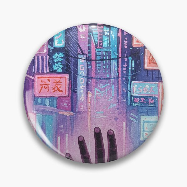 Item preview, Cyberpunk Moon Reach POV – Futuristic City Night Scene in Multiple Art Styles designed and sold by WallaceSilvaART.