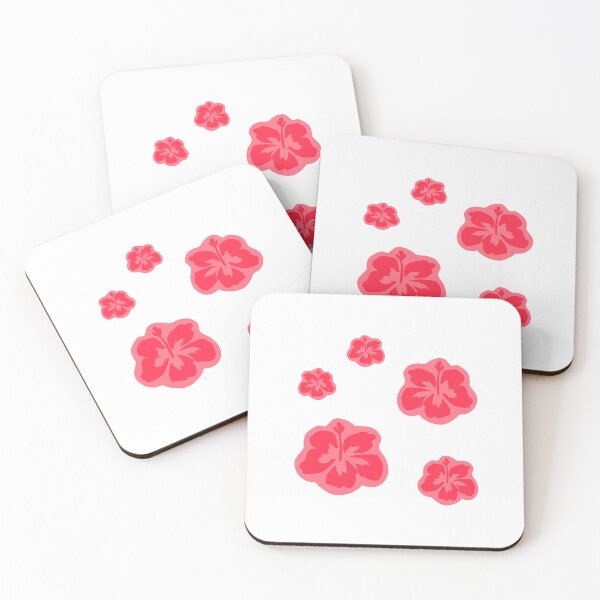 Item preview, Tropical hibiscus girly pink flowers designed and sold by 94infatuations.