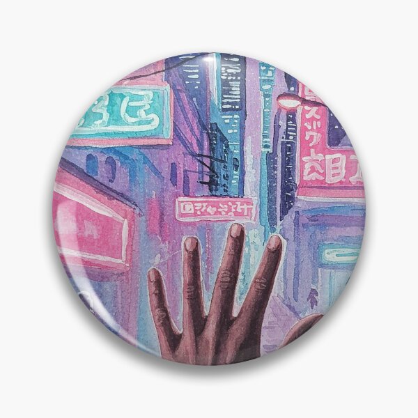 Item preview, Cyberpunk Moon Reach POV – Futuristic City Night Scene in Multiple Art Styles designed and sold by WallaceSilvaART.