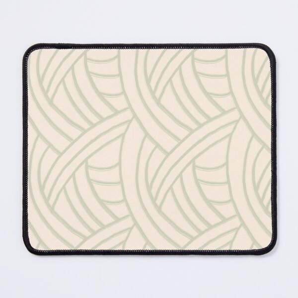 Item preview, Modern Abstract Textured Curves Beige and Light Green designed and sold by JasmineGDesigns.