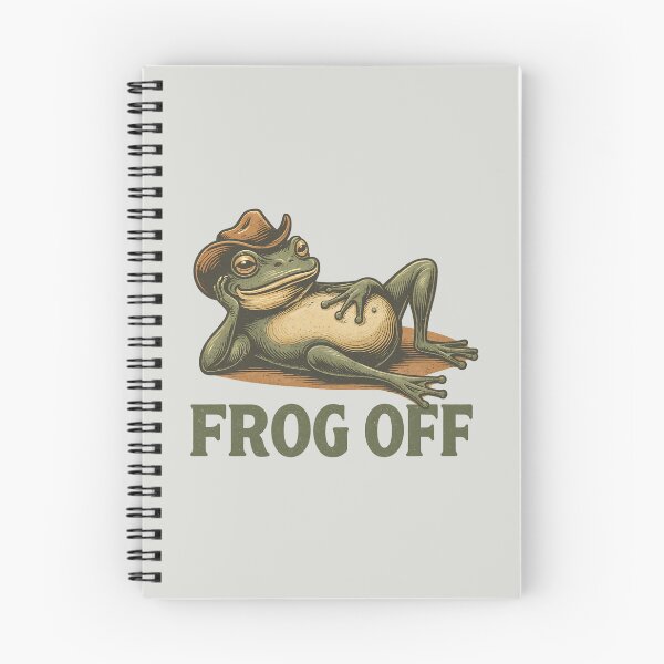 Item preview, Frog Off Retro Cowboy Frog designed and sold by AwesomeBeyondLimits.