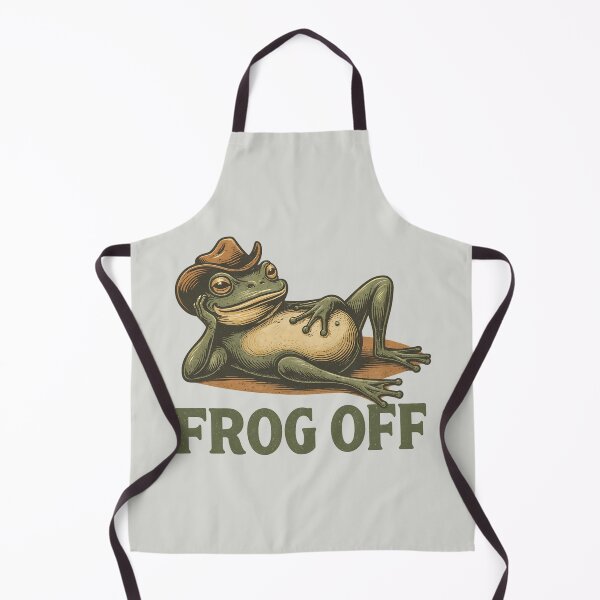Item preview, Frog Off Retro Cowboy Frog designed and sold by AwesomeBeyondLimits.