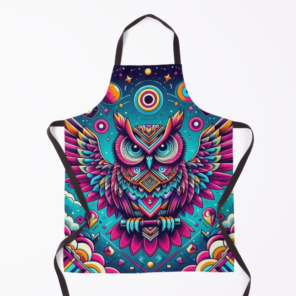 Item preview, Colorful mystic owl designed and sold by Dogandesighn.
